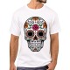 T Shirt Tête de Mort Tradition Mexicaine - modele 9