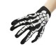 Paire de gants main squelette pour homme ou femme idéal halloween détail main
