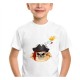 T-shirt de Pirates enfant à manches courtes et col rond pour garcon modele 7