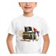 T-shirt de Pirates enfant à manches courtes et col rond pour garcon modele 10
