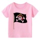 T-shirt de Pirates enfant à manches courtes et col rond pour fille modele 3