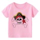 T-shirt de Pirates enfant à manches courtes et col rond pour fille modele 7