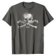 Tshirt tête de mort 322 - couleur gris