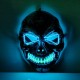 Lampe tête de mort masque faciaux de fantôme halloween à lumière LED - modèle 2