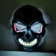 Lampe tête de mort masque faciaux de fantôme halloween à lumière LED - modèle 5