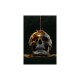 Poster tête de mort toile motif crâne en métal abstrait - modèle 5