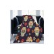 Plaid tête de mort crânes Santa Muerte colorés - modèle 2