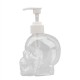 Distributeur de savon liquide rechargeable tête de mort - Transparent 