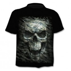 T shirt Tête de Mort 3D