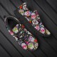 Chaussure tête de mort baskets classiques à lacets Santa Muerte unisexe model 6