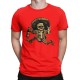 Mangnifique T-Shirt Tête de mort Cowboy Mexicain Santa Muerte rouge