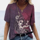 T-shirt Tête de mort Santa Murte pour femmes - Nombreux modèles disponibles modèle 19