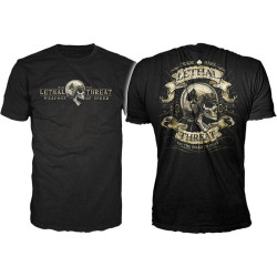 T-shirt noir Leather Threat Road to Ruin