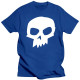 T-shirt crâne animé 6 couleurs - couleur bleu 